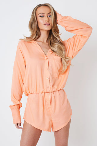 Button Up Playsuit